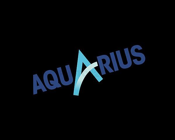Aquarius beverage company, rotated logo