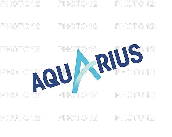 Aquarius beverage company, rotated logo
