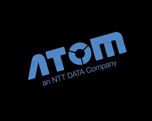 Atom Technologies, rotated logo