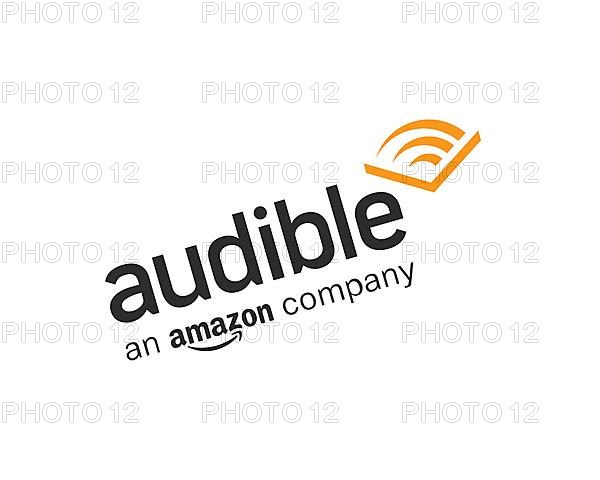 Audible store, rotated logo