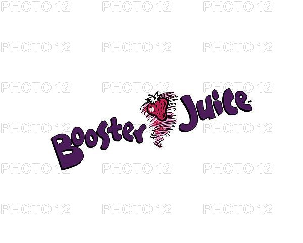 Booster Juice, rotated logo