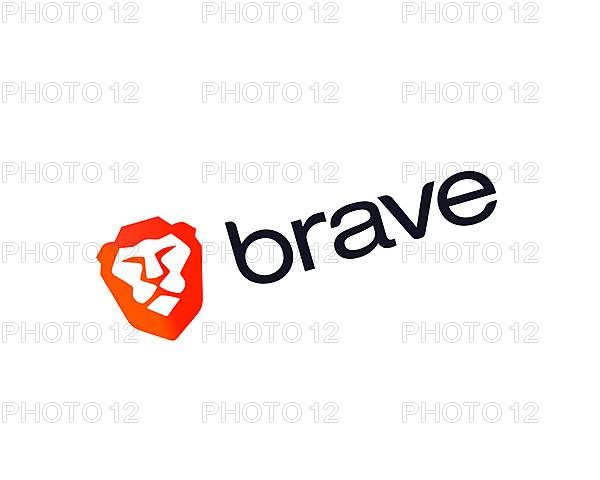 Brave web browser, rotated logo