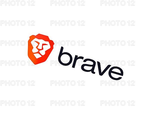 Brave web browser, rotated logo