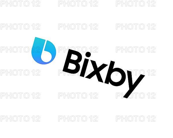 Bixby virtual assistant, rotated logo