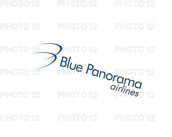 Blue Panorama Airline, rotated logo