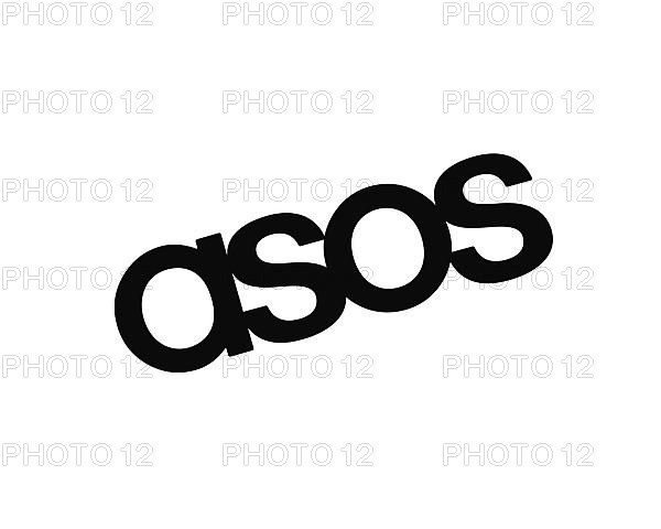 ASOS retailer, rotated logo