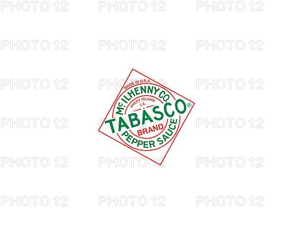 Tabasco sauce, rotated logo