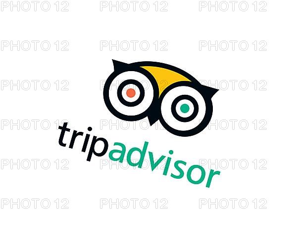 TripAdvisor, rotated logo