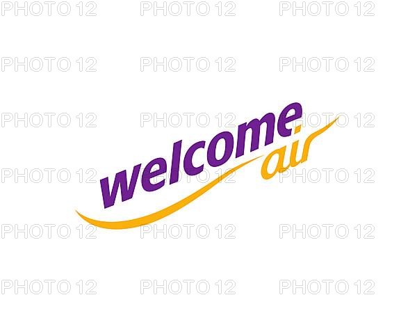 Welcome Air, rotated logo