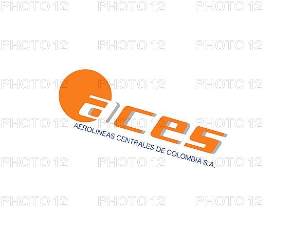 ACES Colombia, rotated logo