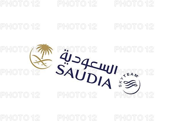 Saudia, rotated logo