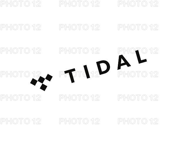 Tidal service, rotated logo