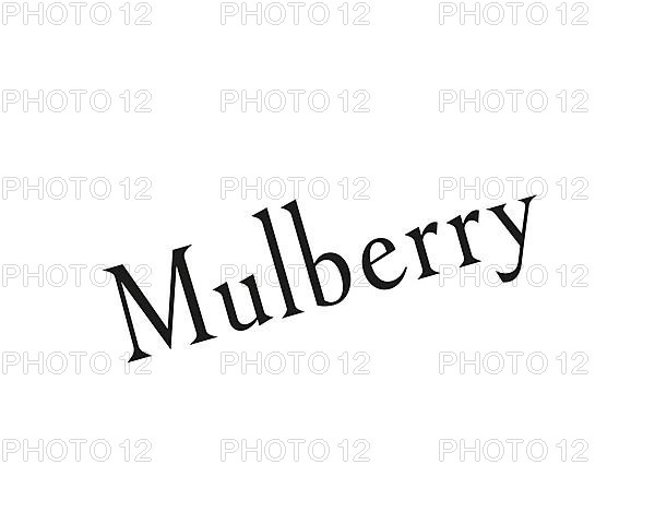 Mulberry company, rotated logo