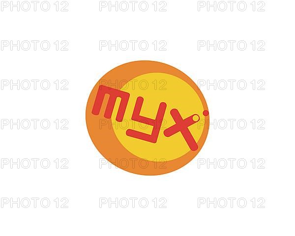 Myx, rotated logo