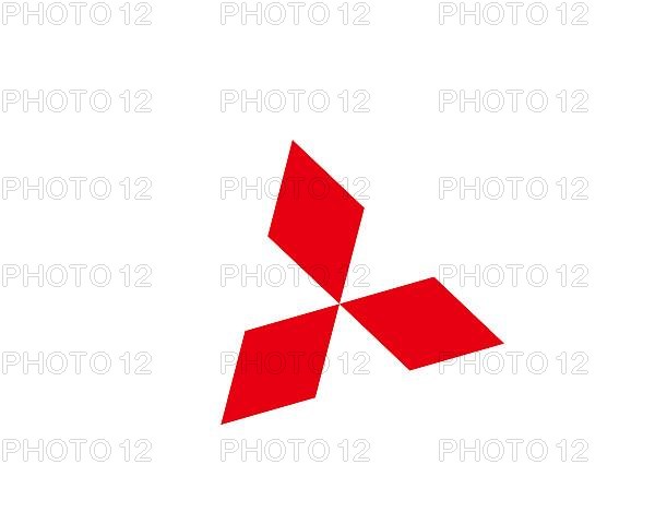 Mitsubishi, rotated logo