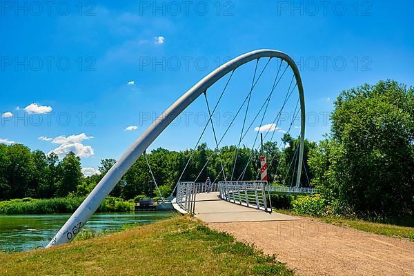 Tiergarten Bridge over the Mulde River in Dessau, Dessau-Rosslau