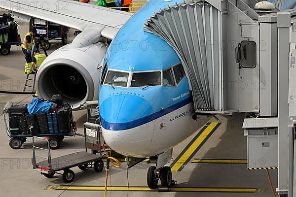 Handling Aircraft KLM Royal Dutch Airlines, Boeing 737-700