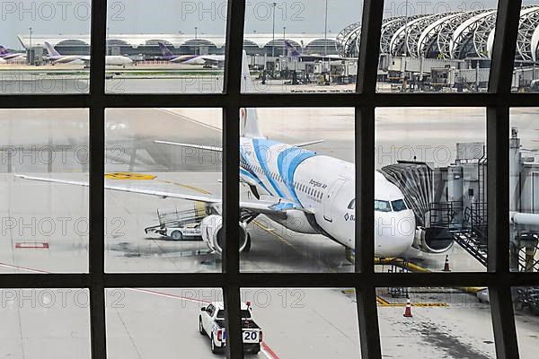 Suvarnabhumi Airport Aircraft Bangkok Airways, Airbus A319-100