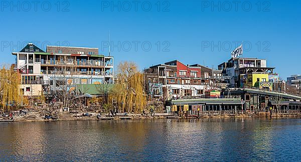 Holzmarkt beach bar at Jannowitzbruecke, Holzmarktstrasse