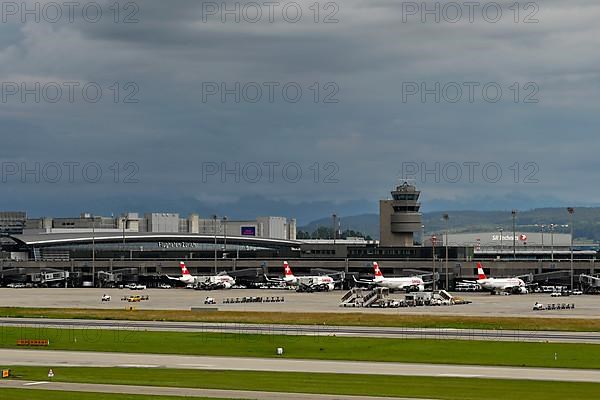 Airport Terminal A and control tower, Zurich Kloten