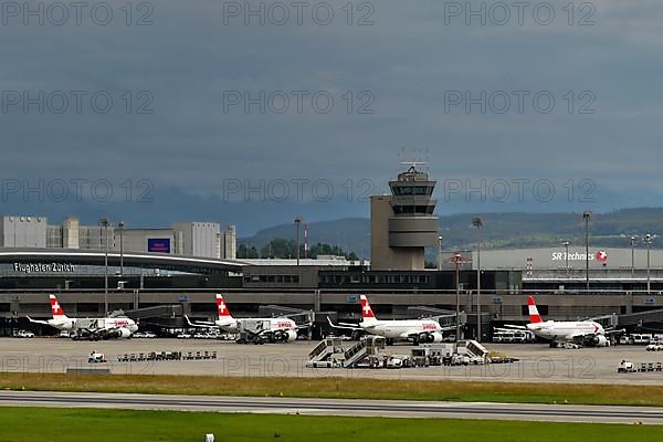 Airport Terminal A and control tower, Zurich Kloten