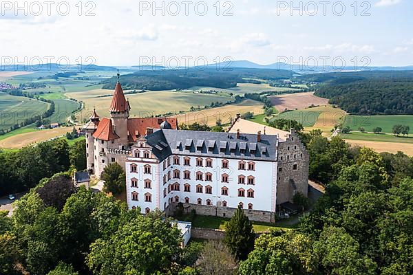 Helicopter view, Veste Heldburg