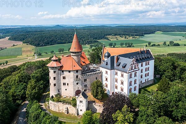 Helicopter view, Veste Heldburg