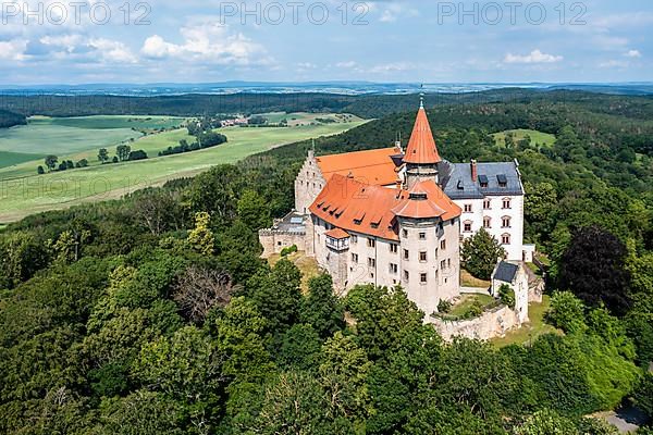 Helicopter view, Veste Heldburg