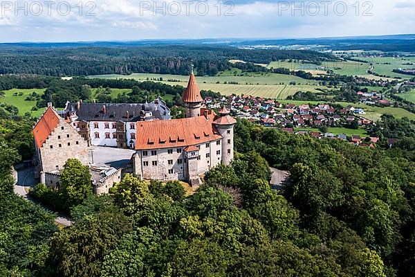 Helicopter view, Veste Heldburg