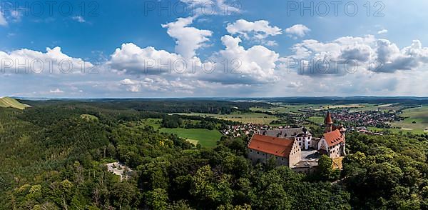 Helicopter view, Veste Heldburg