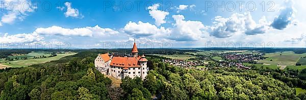 Helicopter view, Veste Heldburg