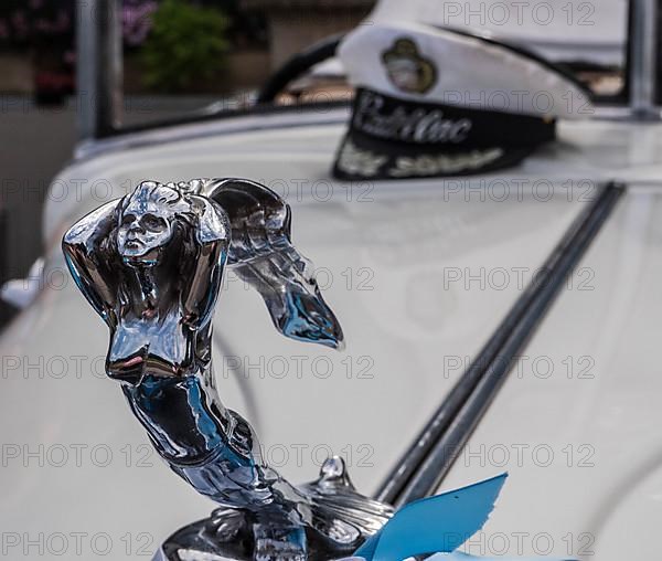 Oldtimer meeting, Rolls Royce radiator mascot Spirit of Ecstasy Emily