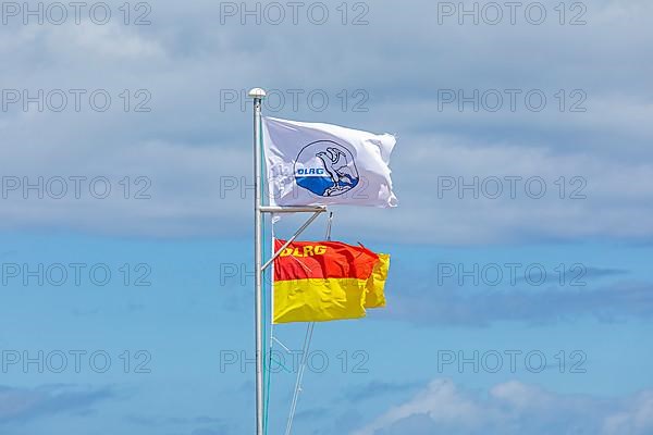 DLRG flags, Steinwarder peninsula