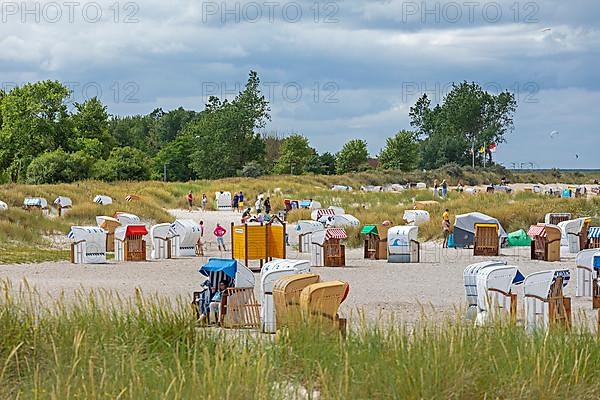 Beach chairs, dunes