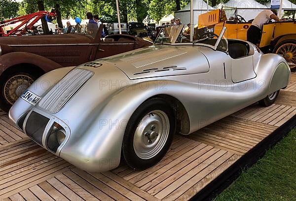 Historic racing car Sports car hiker Streamline Special, Auto Union