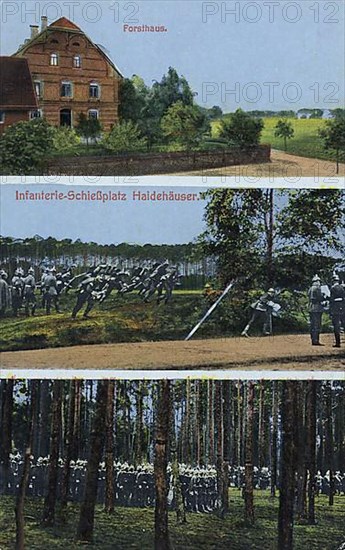 Infantry shooting range Haidehaeuser, Saxony