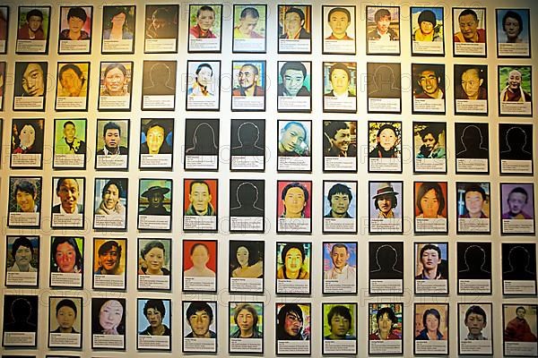 Pictures of deceased Tibetans, The Tibet Museum