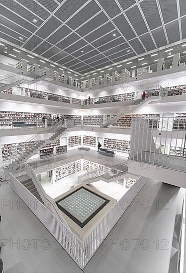 Bookshelves of the Modern Library, Architecture