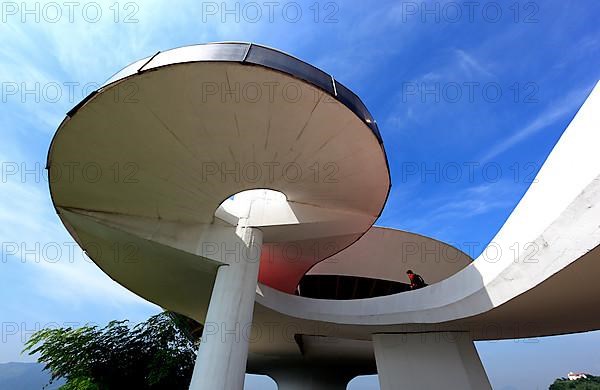 Museu de Arte Contemporanea de Niteroi, Museum of Contemporary Art in Niteroi in close proximity to Rio de Janeiro