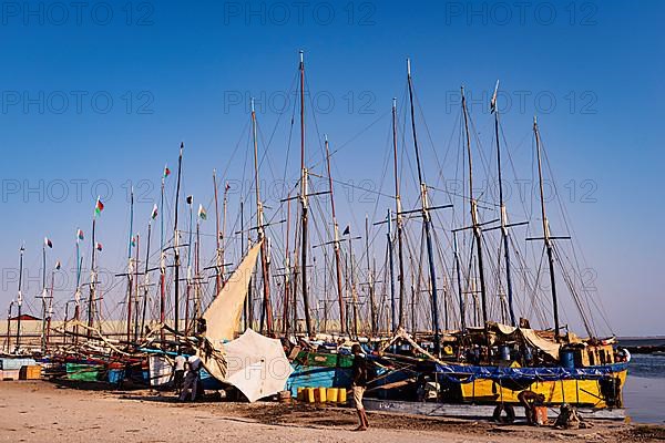 Fishing boats in the Arab quarter, old harbour