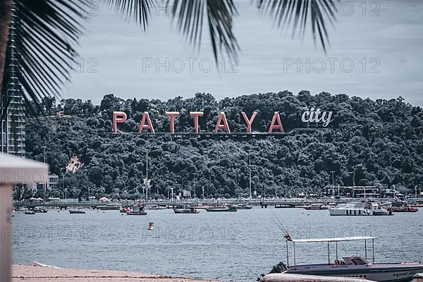 Boats and ships as seen from the Beer Garden in Central Pattaya Beach, Pattaya City