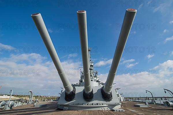 Warship USS Alabama, in the USS Alabama Battleship Memorial Park