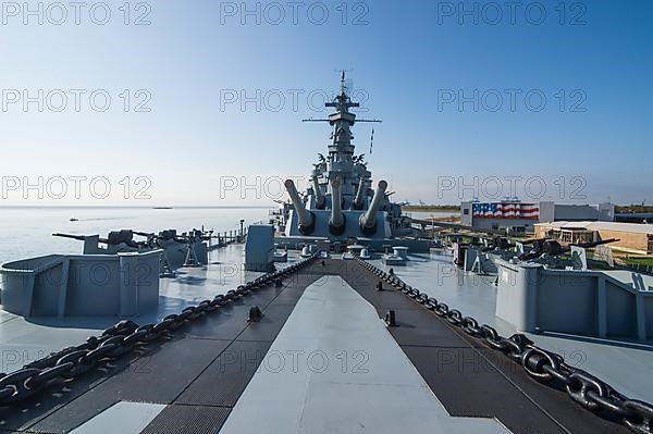 Warship USS Alabama, in the USS Alabama Battleship Memorial Park