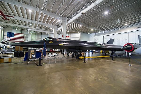 A-12 blackbird spyplane in the USS Alabama Battleship Memorial Park, Mobile