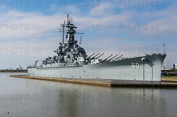 Warship USS Alabama, in the USS Alabama Battleship Memorial Park