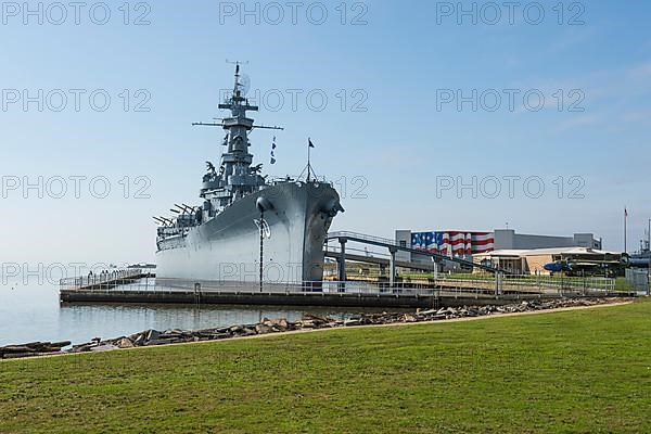 Warship USS Alabama, in the USS Alabama Battleship Memorial Park