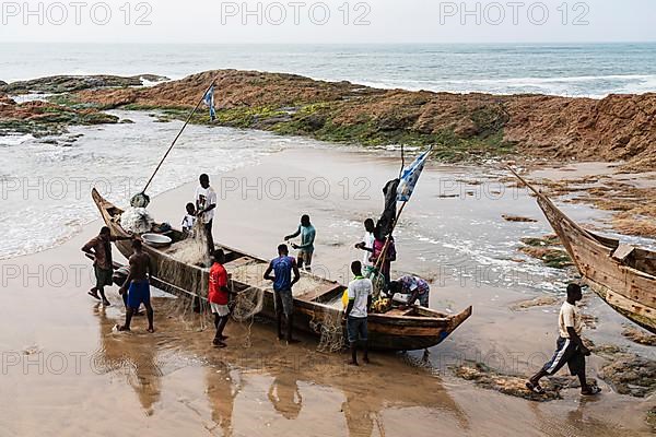 Bird's eye view, Traditional fishing boat