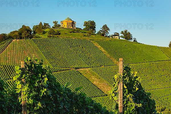 Burial chapel in the vineyards near Stuttgart-Rotenberg, Baden-Wuerttemberg