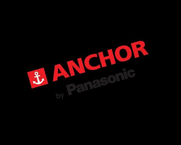 Anchor Electricals Pvt. Ltd. Rotated Logo, Black Background