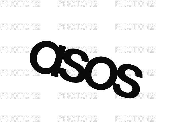 ASOS retailer, rotated logo
